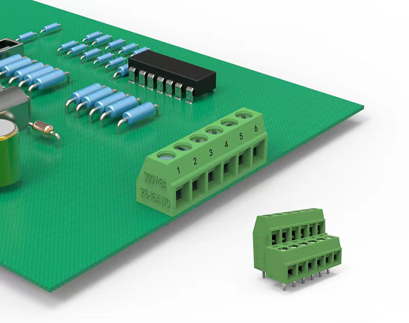 Csavaros PCB típusú sorkapcsok